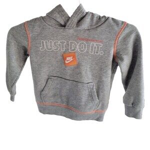Nike Sportswear Just Do it Hooded Sweatshirt Little Kids Size 2T